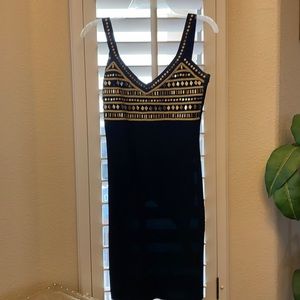 Back cocktail dress